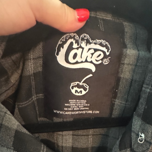 Cake Black and Gray Plaid Shirt - Picture 2 of 3